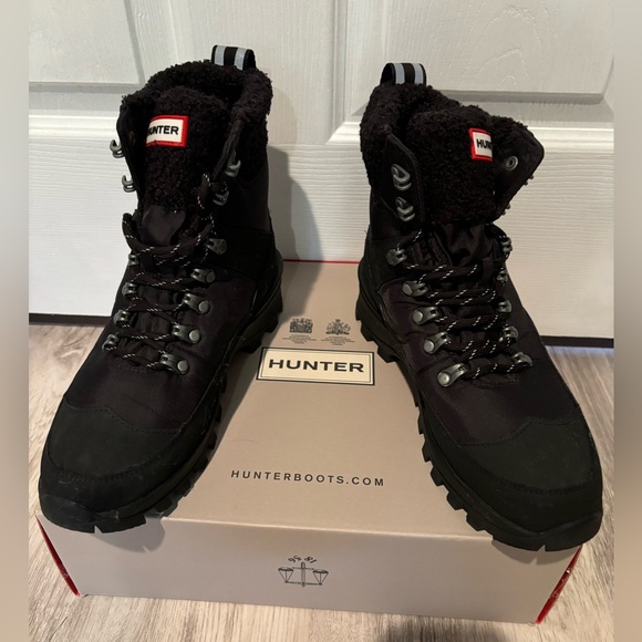 HUNTER Commando Boots Size 7 - Picture 3 of 13